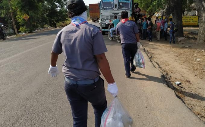 Food distribution.......Scout