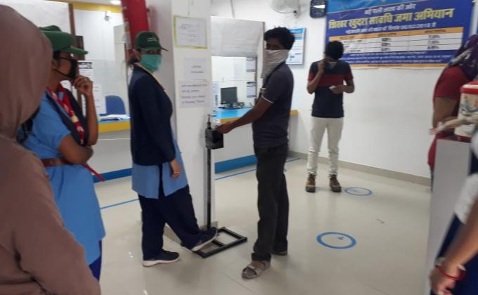 "सार्वजनिक स्थल पर किया सेवा कार्य "BSG DHQ Jodhpur Rajasthan India 