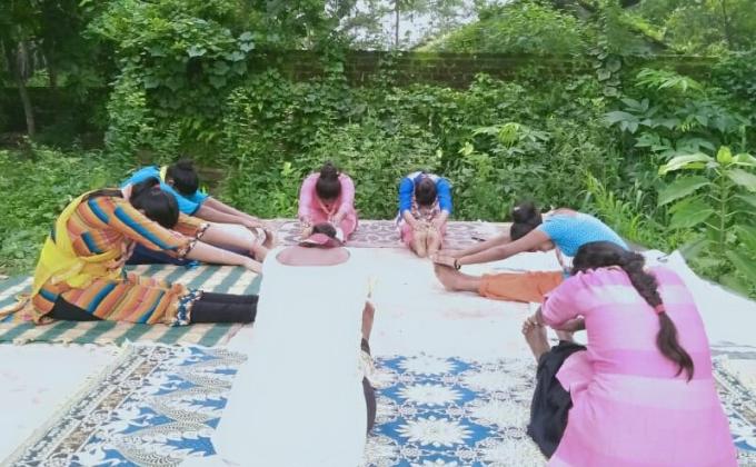 "YOGA WITH BSG" FIT INDIA HIT INDIA