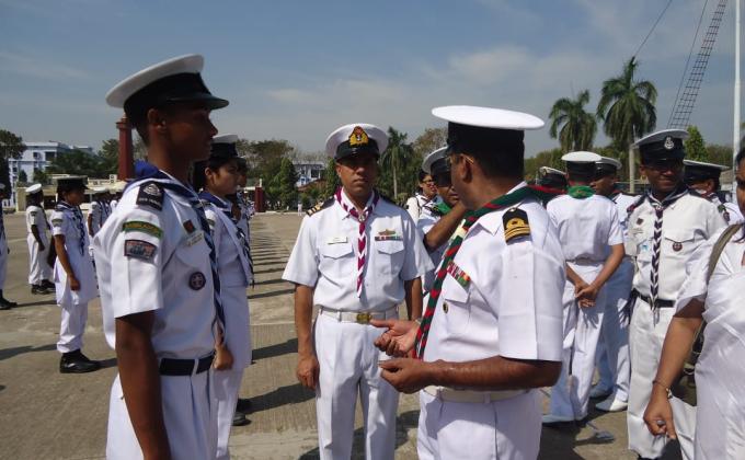 Annual Inspection Visit 2018 By Chattogram District Sea Scouts