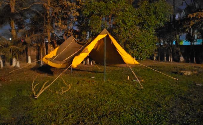 তাঁবু জলসা প্রস্তুতি । ময়মনসিংহ বিভাগীয় রোভার মেট কোর্স ২০২১