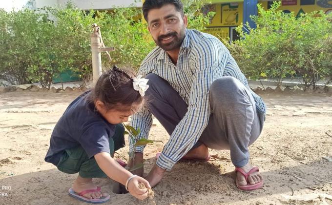 plantation for save the environment by dararat green club