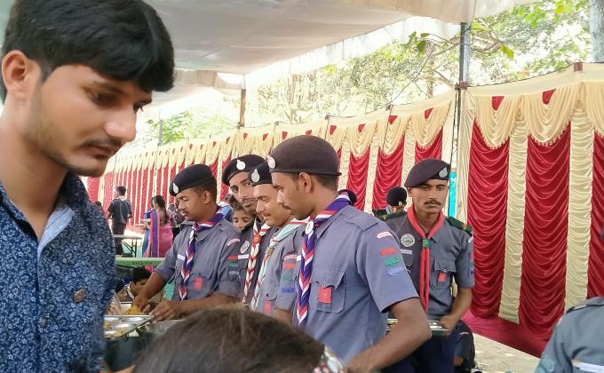 Service at rajyapuraskar award ceremony