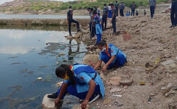 निर्मल तट योजना तथा  जन जागरूकता रैली कार्यक्रम का आगाज़#BSG DHQ, JODHPUR, RAJASTHAN INDIA