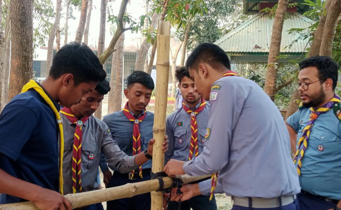 Practical Work (Lashing) 