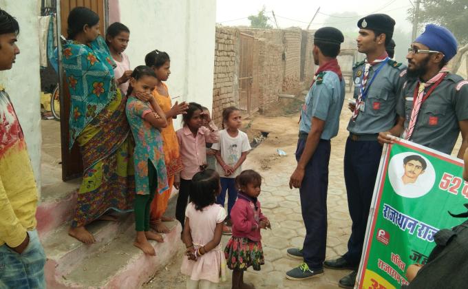 वार्ड न. 1 RCP colony में निकली स्वच्छता जागरूकता की रैली