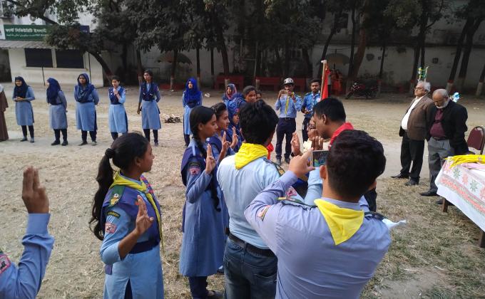 মোহাম্মদপুর কেন্দ্রীয় কলেজ রোভার স্কাউট গ্রুপ দিক্ষা ক্যাম্প