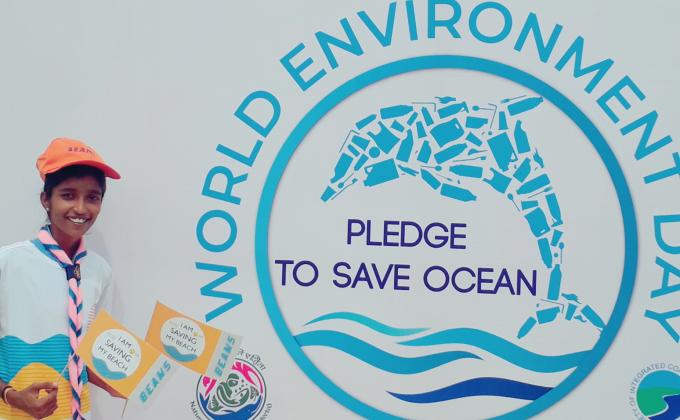 Beat Air Pollution: Scouts Make It Happen "World Environmental Day celebration" by BSG Udupi District association Karnataka,India.