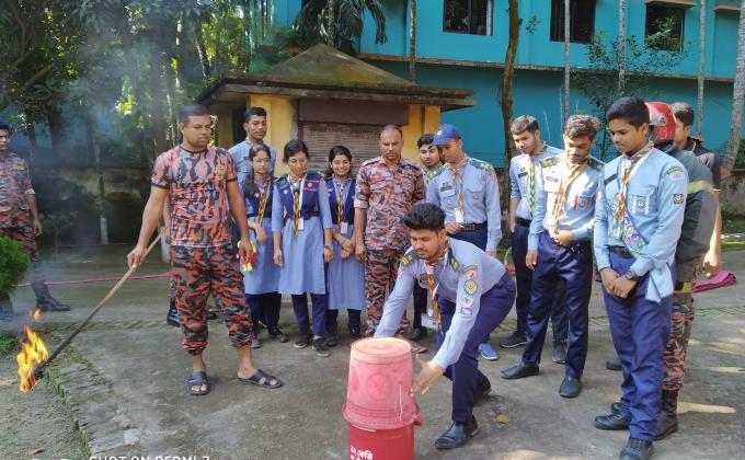 ফায়ার সার্ভিসের মহড়া-২০২০