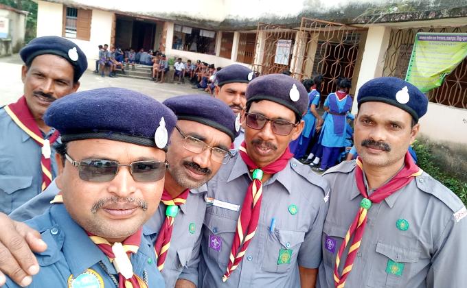 Observation of Foundation Day of The Bharat Scout and Guide