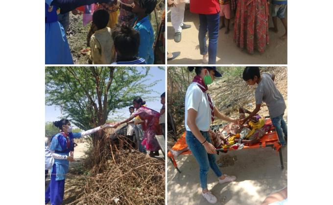 food distribution in lockdown (sankalp project) 