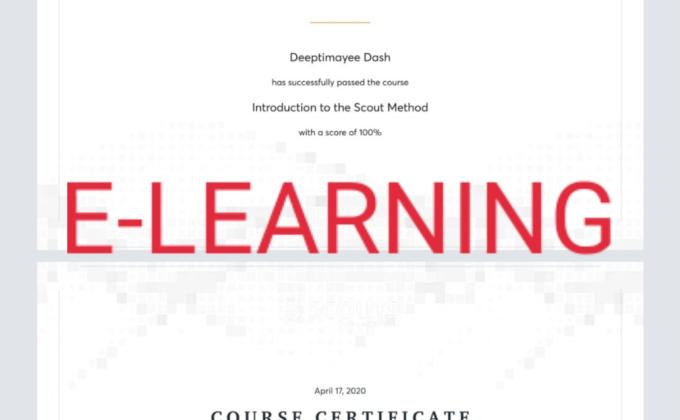 E-LEARNING (certificate )( project -sankalp) 