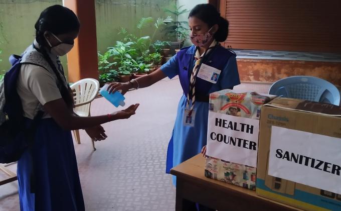 #service @ SSLC exam center