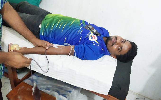 সেচ্ছায় রক্তদান....