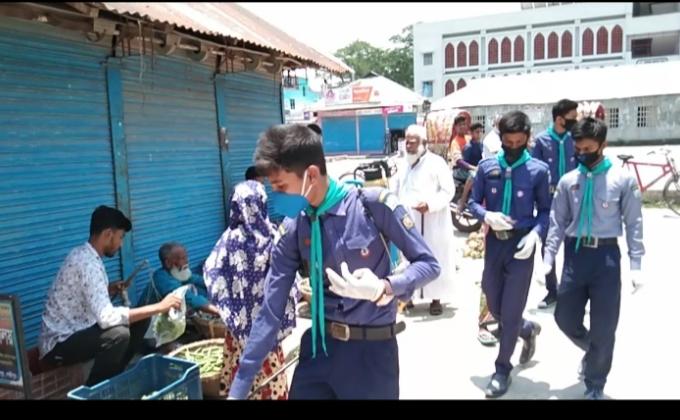 Germ Spray and Miking against The karna virus 