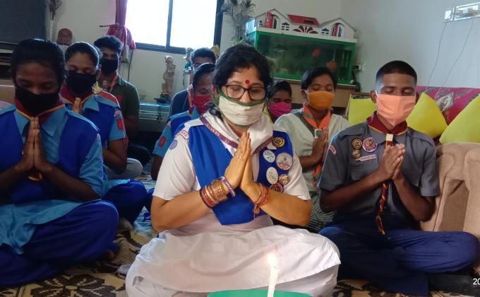 ##October 2nd, Gandhi jayanti and sastri jayanti ##Gandhi darsan##all faith prayer ##s. b. sc.h s school konisi Ganjam . 