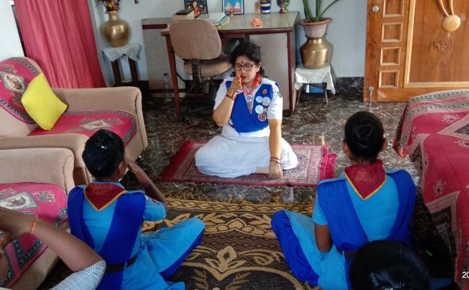 ##gandhi darsan##observation of Gandhi jayanti and sastri jayanti ##fit india movement ##yoga and marathon##unitleader rovers nd rangers ##s. b. sc. h. s. school konisi Ganjam 