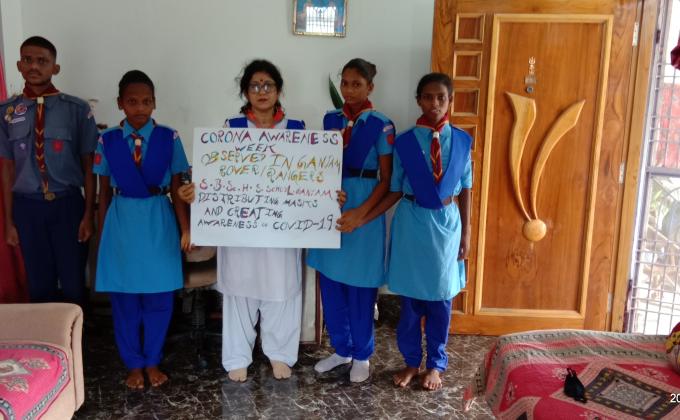 ##day3##corona free aviyaan in our district Ganjam ##distributionand creating awareness on use of mask ##handwash demonstration ##use of fliers##fight covid19 