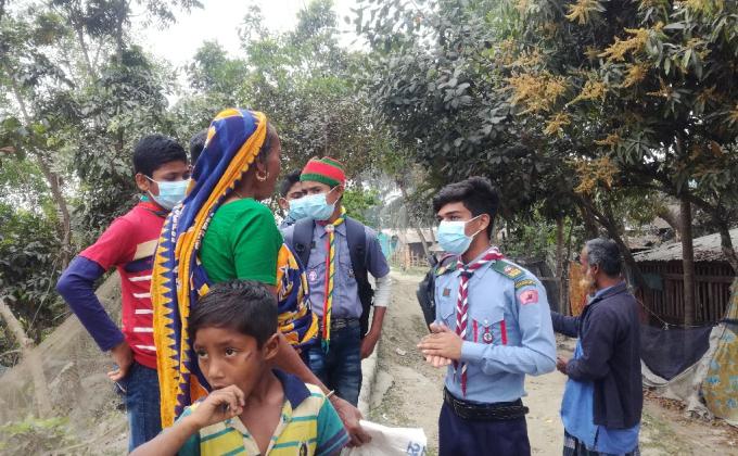 ২৫ টি পরিবারকে একবার ব্যবহারযোগ্য প্লাষ্টিক ব্যবহারে নিরুৎসাহিত করা এবং প্লাস্টিকের পুনঃব্যবহারের আইডিয়া শেয়ার করা