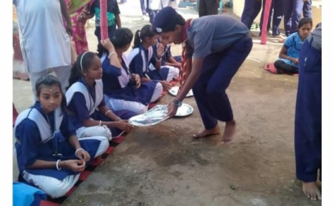Food distribution For needy child