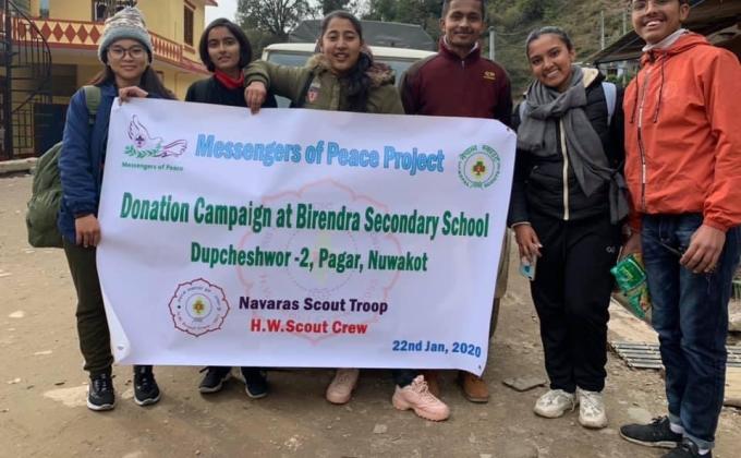 Donation Campaign in Birendra Secondary School