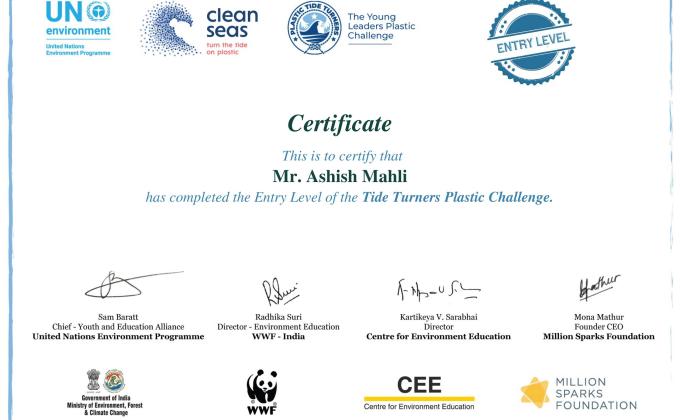Sankalp #plastic tide Turners challenge