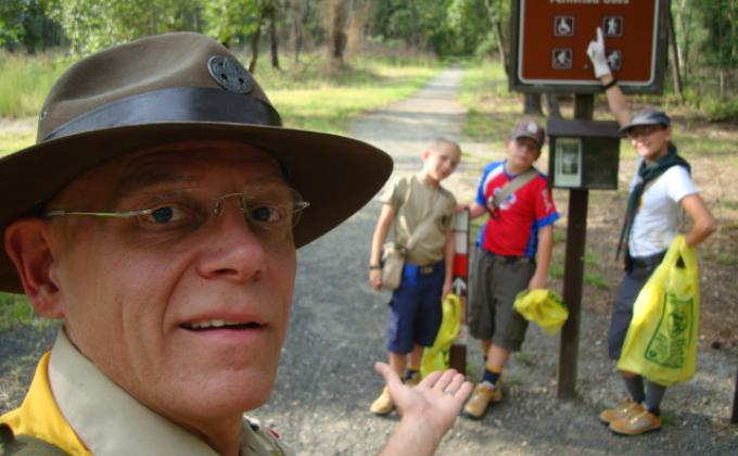 Lone Scouts Clean Trails for Persons with Disabilities/Handicaps