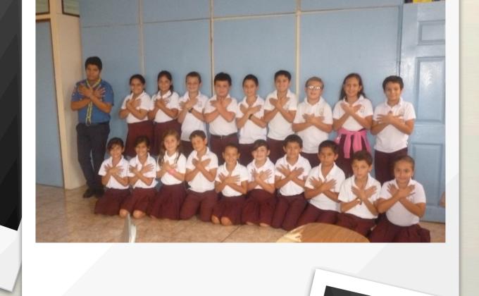 Proyecto/campaña contra el bullying con 4° nivel, 31-10-13