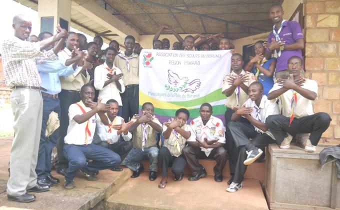Atelier de sensibilisation Messagers de la Paix dans la Région MWARO/BURUNDI