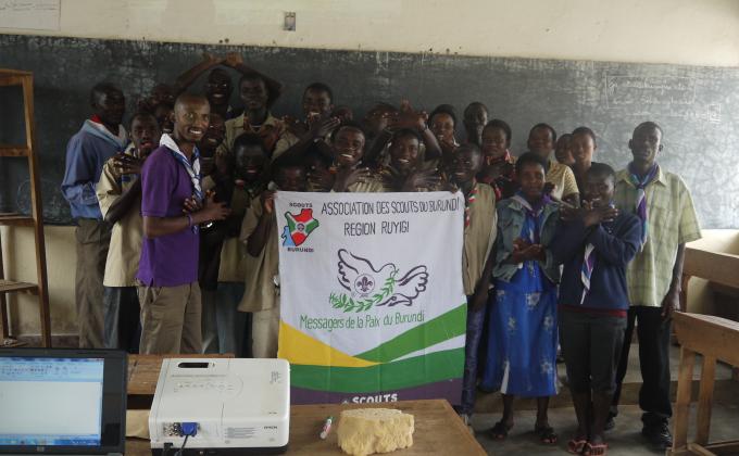 Formation sur Messagers de la Paix, Région Scoute Ruyigi/Burundi