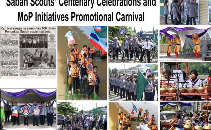 SABAH SCOUTS' 100 YEARS ANNIVERSARY PROMOTION AND MOP CARNIVAL