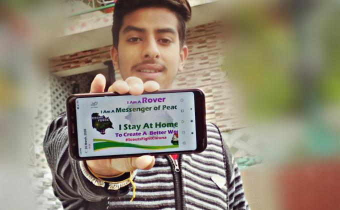 Fight against Covid-19 started from himself