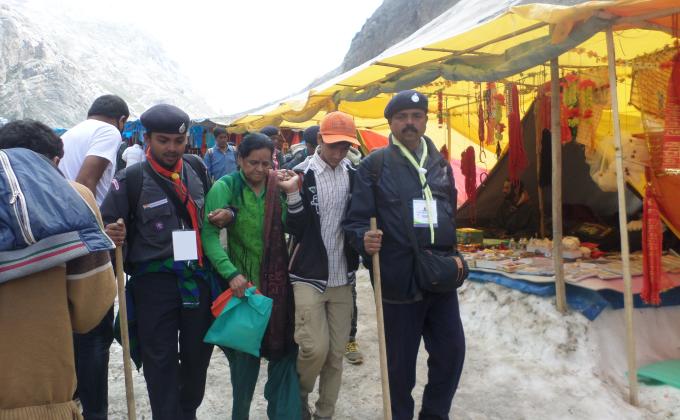 Serve to the pilgrims at Holy Amarnath Yatra 2015
