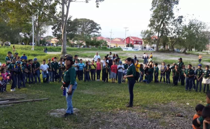 casi 150 Scouts plantaron semillas de árbol amenazado a estar en vía de extinción en Honduras