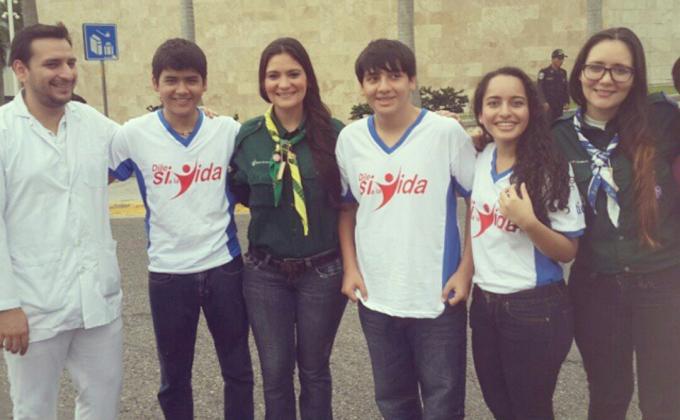 Cadena Humana por la Paz de costa a costa en Honduras