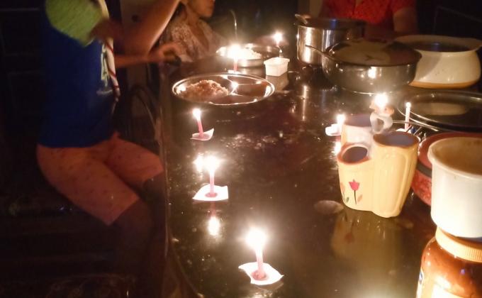 Challenge C-dinner in the dark