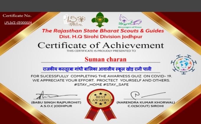 Awarness quiz on covid-19