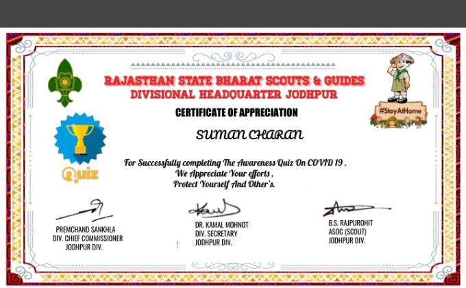 AWARENESS QUIZ ON COVID _19