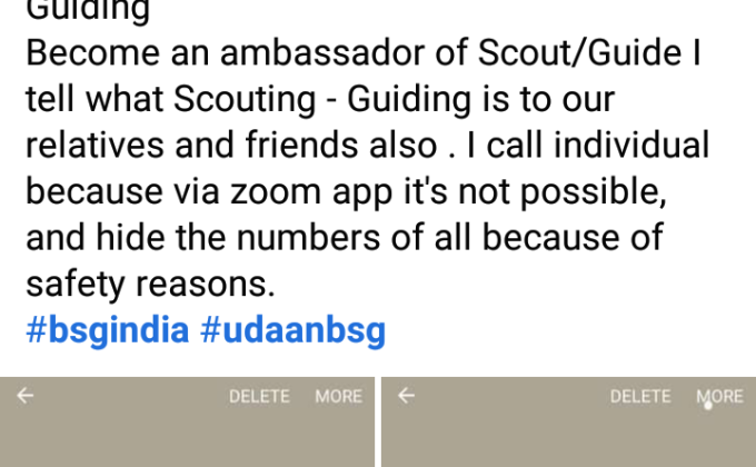 Ambassder of scouting guiding