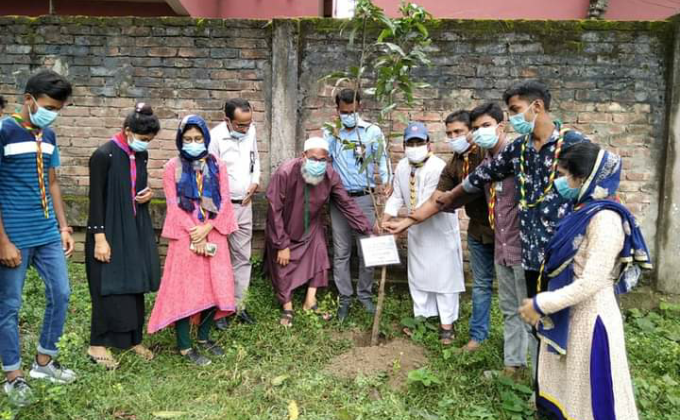 মুজিব শতবর্ষ উপলক্ষে বৃক্ষরোপন কর্মসূচি বাস্তবায়ন 