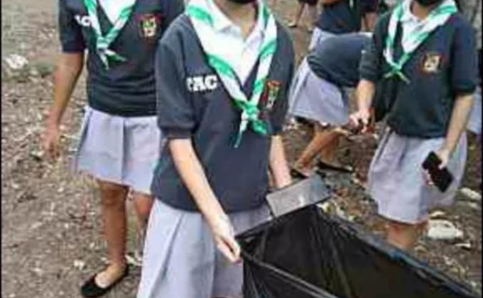 เก็บขยะ