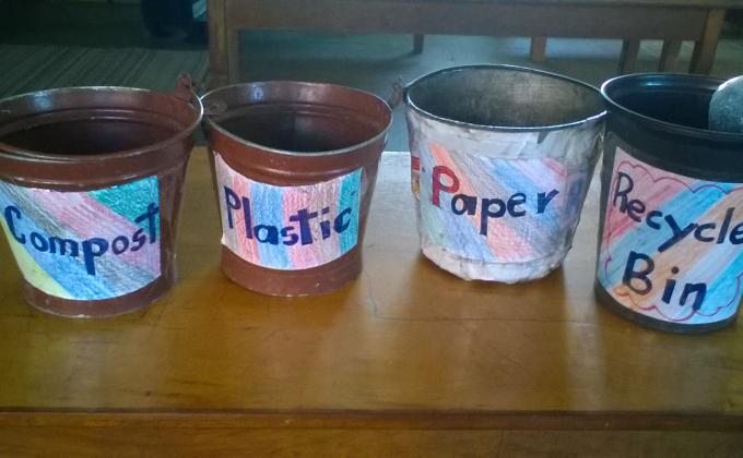 MOP through Clean School Programme (Separation of Rubbish)