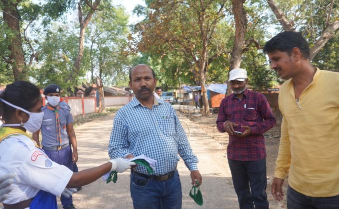 Awareness creating on COVID19 at Udarama village of Bargaon Block, Sundargarh