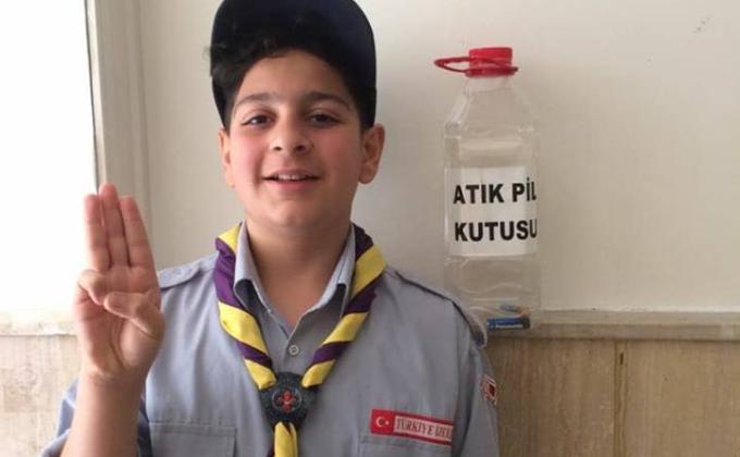 CAP : extra 01 : " WASTE BATTERY BOX"