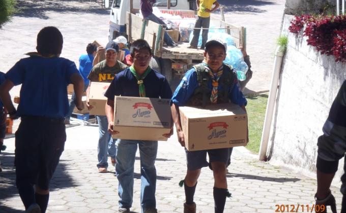 SERVICIO COMUNITARIO, TERREMOTO SAN MARCOS