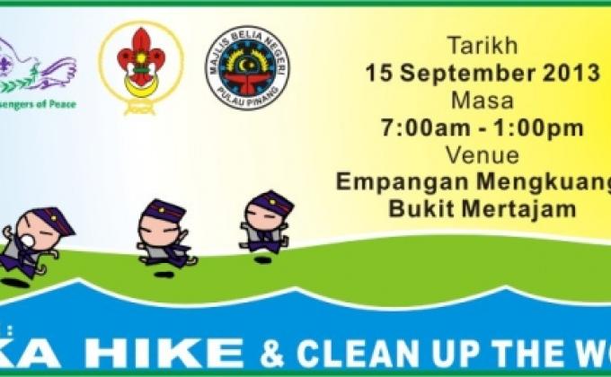 Messengers of Peace : Merdeka Hike & Clean Up The World 2013