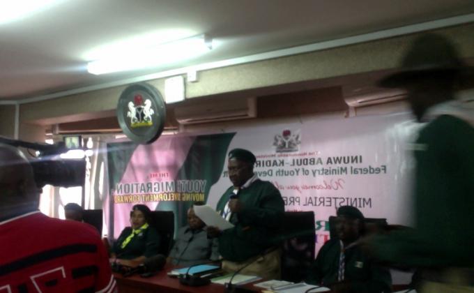 CHIEF SCOUT OF NIGERIA VISIT THE HONOURABLE MINISTER OF YOUTH 