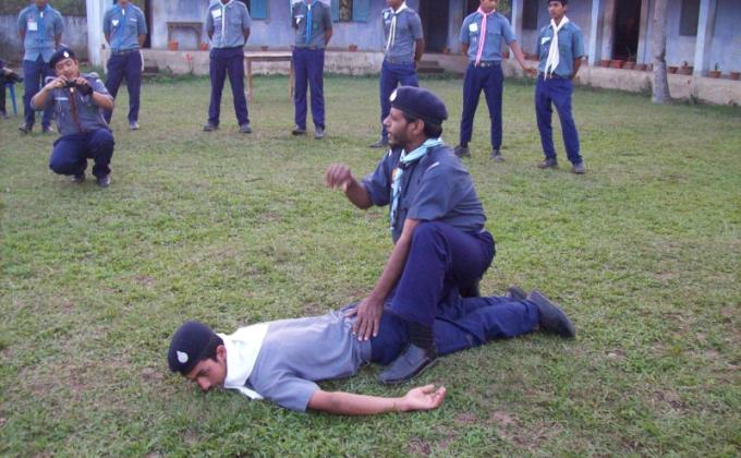 community Development Service Project by disaster management