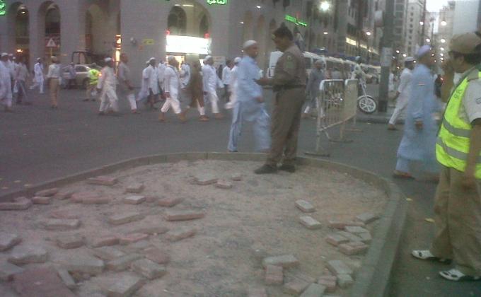 كشافة المدينه في شارع الملك فهد  المرور 