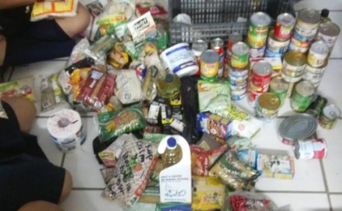 rescate de una parte del parque hundido y colecta de víveres para nuestros hermanos afectados por ingrid y manuel